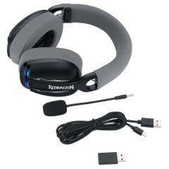 HEADSET GAMER REDRAGON SKULD PRO PRETO S/F - H878BG