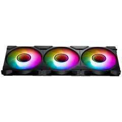 KIT COM 3 FAN PRETO PHANTEKS M25-120 G2 REVERSED RGB PH-F120M25R_G2_DBK01_3P