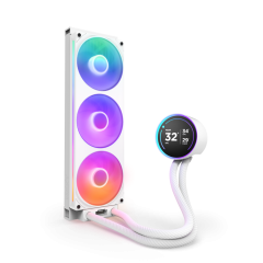 WATER COOLER NZXT KRAKEN ELITE 360 RGB COM 3 FANS BRANCO RL-KR36E-W2