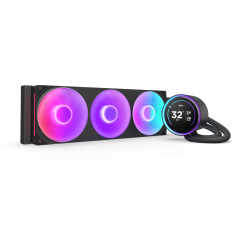 WATER COOLER NZXT KRAKEN ELITE 360 RGB COM 3 FANS PRETO RL-KR36E-B2