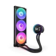 WATER COOLER NZXT KRAKEN ELITE 360 RGB COM 3 FANS PRETO RL-KR36E-B2