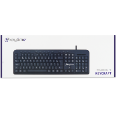 TECLADO KEYTIME KEYCRAFT PRETO KYT00010