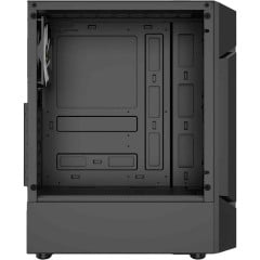 GABINETE GAMER GAMDIAS AURA GC7 ARGB PREO COM 3 FAN
