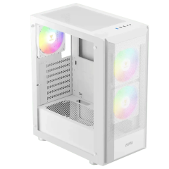 GABINETE GAMER GAMDIAS AURA GC6 WH ARGB BRANCO COM 3 FAN