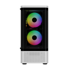 GABINETE GAMER TALOS E3 CG WH WHITE COM 3 FAN
