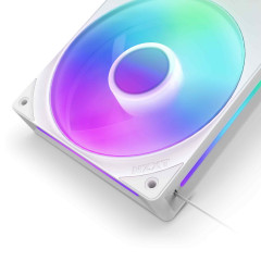 KIT FAN GAMER NZXT F360 RGB CORE COM 3 FANS BRANCO RF-U36HF-W1