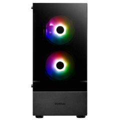 GABINETE GAMER TALOS E3 PRETO COM 3 FAN