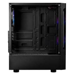 GABINETE GAMER TALOS E3 PRETO COM 3 FAN