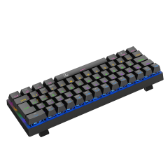 TECLADO MECANICO GAMER ARENA PRETO RAINBOW DUST-PROOF BROWN T-TGK321-BR ABNT-2
