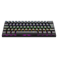 TECLADO MECANICO GAMER ARENA PRETO RAINBOW DUST-PROOF BROWN T-TGK321-BR ABNT-2