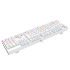 TECLADO MECANICO GAMER REBEL BRANCO RAINBOW DUST-PROOF BROWN T-TGK328W-BR ABNY-2