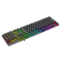 TECLADO MEMBRANA GAMER ECHO PRETO RGB T-TGK109 ABNT2