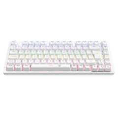 TECLADO MECANICO GAMER MEGATRE BRANCO RAINBOW DUST-PROOF BROWN T-TGK326W-BR ABNT-2