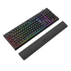 TECLADO MEMBRANA GAMER ABNT2 SHIVA RGB PRETO K512RGB V2