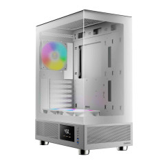 GABINETE GAMER GAMDIAS ATLAS E1WH BRANCO COM 3 FAN