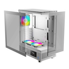 GABINETE GAMER GAMDIAS ATLAS E1WH BRANCO COM 3 FAN