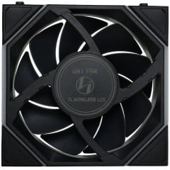 KIT 3 FAN GAMER UNI FAN TL WIRELESS LCD 120 PRETO ARGB 12TLLCD1W3B BLACK
