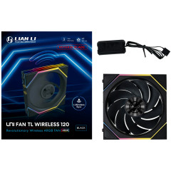 FAN GAMER UNI FAN TL WIRELESS 120 REVERSE BLADE ARGB BLACK 12RTL1W1B BLACK