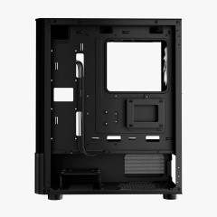 GABINETE GAMER GAMDIAS ATLAS E2 CG PRETO COM 3 FAN
