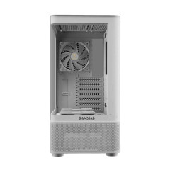 GABINETE GAMER GAMDIAS ATLAS E2 CG WH BRANCO COM 3 FAN