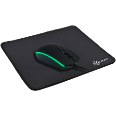 COMBO TECLADO + MOUSE + MOUSEPAD + HEADSET KALKAN ODIN PRETO KLK00017