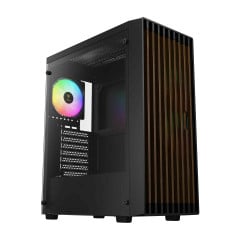 GABINETE GAMER GAMDIAS AURA GC4 ELITE ARGB PRETO COM 3 FAN