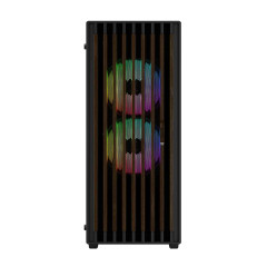 GABINETE GAMER GAMDIAS AURA GC4 ELITE ARGB PRETO COM 3 FAN