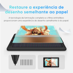 MESA DIGITALIZADORA ARTIST 13.3 PRO V2 DRAWING DISPLAY PRETO MD130FH-AD41