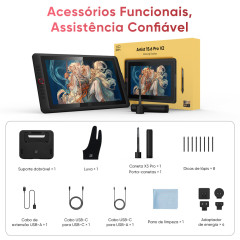 MESA DIGITALIZADORA ARTIST 15.6 PRO DRAWING DISPLAY PRETO MD160FH-AD41