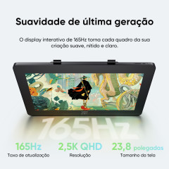 MESA DIGITALIZADORA ARTIST PRO 24 GEN 2 DRAWING DISPLAY PRETO MD240QH-US