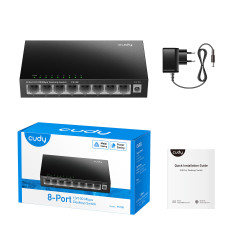 SWITCH CUDY 8 PORTA BRANCO FS108D_EU V3.0