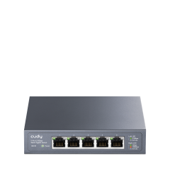 SWITCH CUDY 5 PORTA 2.5 GBPS HS105 PRETO HS105_EU V1.0