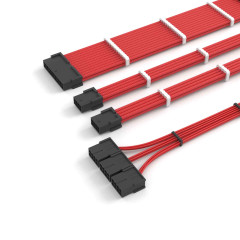 EXTENSOR DE CABO 4 IN 1 REDRAGON COLORFUL MOD VERMELHO RD-GCP07