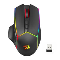 MOUSE GAMER REDRAGON AXE PRO PRETO S/F M814RGB-PRO