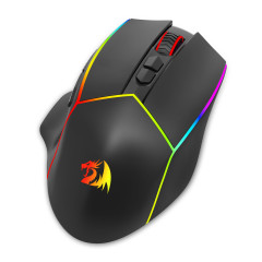 MOUSE GAMER REDRAGON AXE PRO PRETO S/F M814RGB-PRO