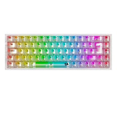 TECLADO MECANICO GAMER REDRAGON CASTOR PRO RGB TRANSPARENT S/F - K631CT-RGB-PRO