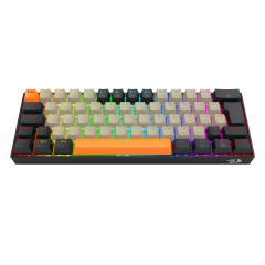 TECLADO MECANICO GAMER DRACONIC PRO RGB PRETO, CINZA E LARANJA SWITCH MARROM S/F - K530-OG&GY&BK-RGB-PRO (PT-BROWN)
