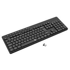TECLADO MEMBRANA OFFICE REDRAGON PRETO S/F - BK-7094 PT