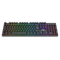 TECLADO MECANICO GAMER DEVARAJAS PRETO RGB K556RGB (PT-BROWN)