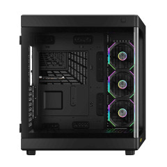 GABINETE GAMER GAMDIAS NESO P1 PRO B PRETO COM 3 FAN