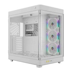 GABINETE GAMER GAMDIAS NESO P1 PRO WW BRANCO COM 3 FAN