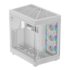 GABINETE GAMER GAMDIAS NESO P1 PRO WW BRANCO COM 3 FAN