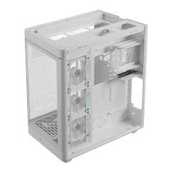 GABINETE GAMER GAMDIAS NESO P1 PRO WW BRANCO COM 3 FAN
