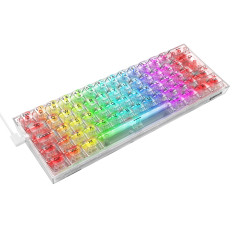 TECLADO MECANICO GAMER REDRAGON FIZZ RGB CRYSTAL K617CT-RGB PT