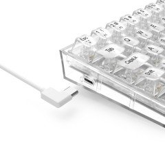 TECLADO MECANICO GAMER REDRAGON FIZZ RGB CRYSTAL K617CT-RGB PT