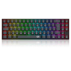 TECLADO MECANICO GAMER REDRAGON DEIMOS RGB PRETO COM SWITCH DUST-PROOF BROWN K599-KNS