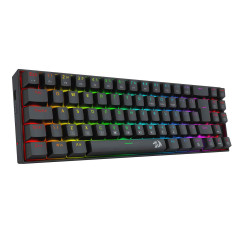 TECLADO MECANICO GAMER REDRAGON DEIMOS RGB PRETO COM SWITCH DUST-PROOF BROWN K599-KNS