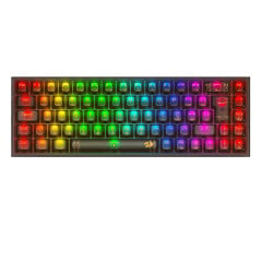 TECLADO MECANICO GAMER CASTOR PRO RGB PRETO SWITCH CRYSTAL LINEAR S/F - K631CTB-RGB-PRO