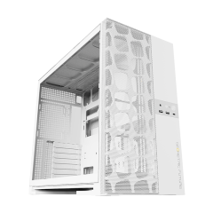 GABINETE GAMER GEOMETRIC MODEL 5 VENT BRANCO SEM FAN GEO-M5V-W