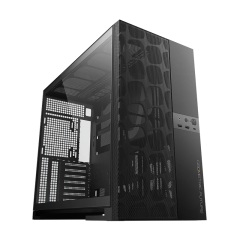 GABINETE GAMER GEOMETRIC MODEL 5 VENT PRETO SEM FAN GEO-M5V-B